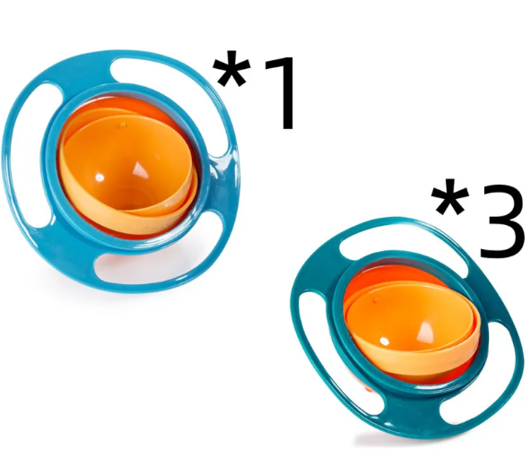 Gyro Balance No Spill Baby Feeding Bowl