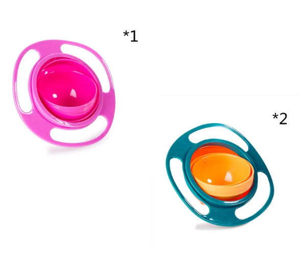 Gyro Balance No Spill Baby Feeding Bowl