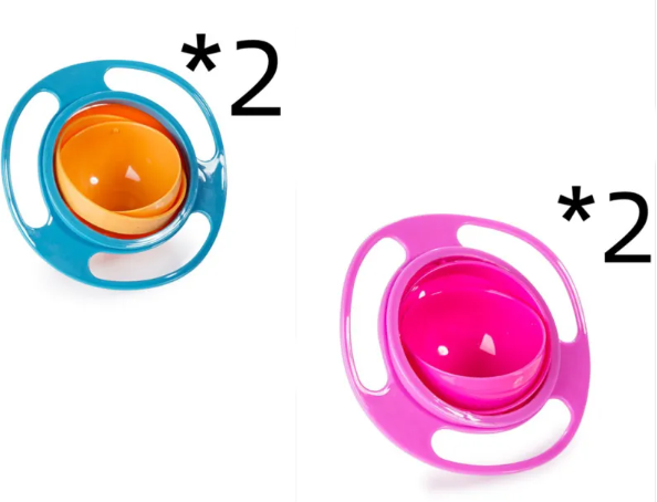 Gyro Balance No Spill Baby Feeding Bowl