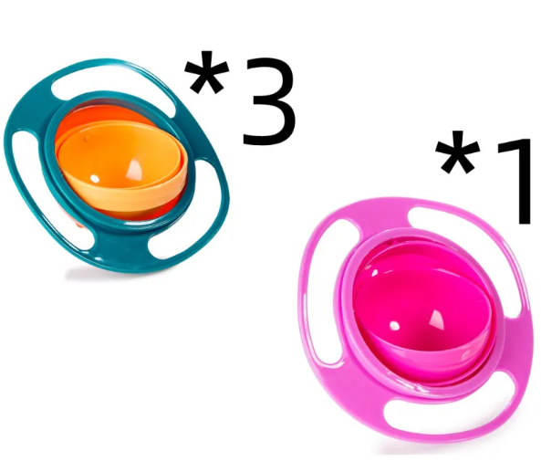 Gyro Balance No Spill Baby Feeding Bowl