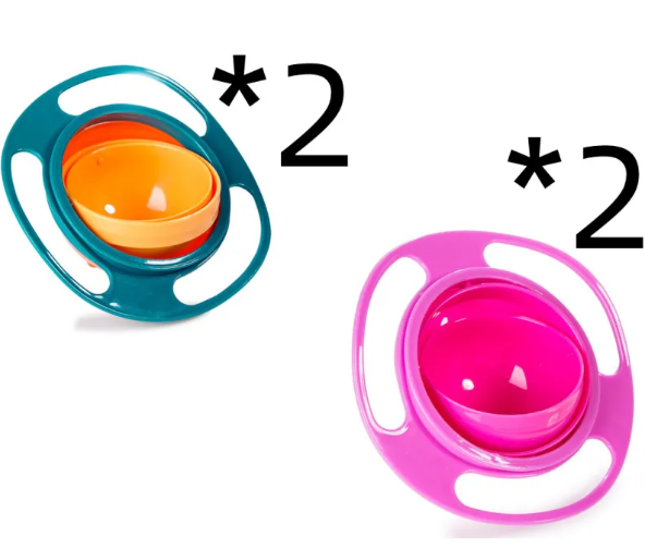 Gyro Balance No Spill Baby Feeding Bowl