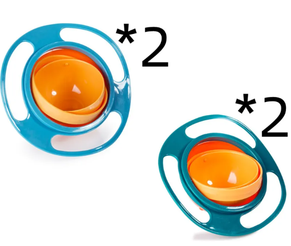 Gyro Balance No Spill Baby Feeding Bowl