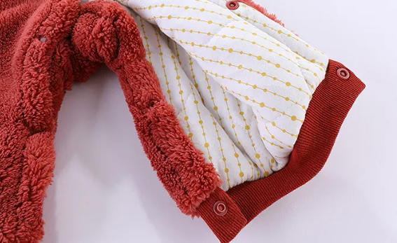 Salopetă matlasată confortabilă pentru bebeluși – Îmbrăcăminte dintr-o singură bucată pentru nou-născuți