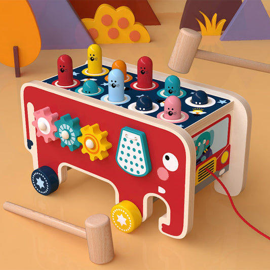 Tiny Tunes Animal Bus – Montessori Learning Toy